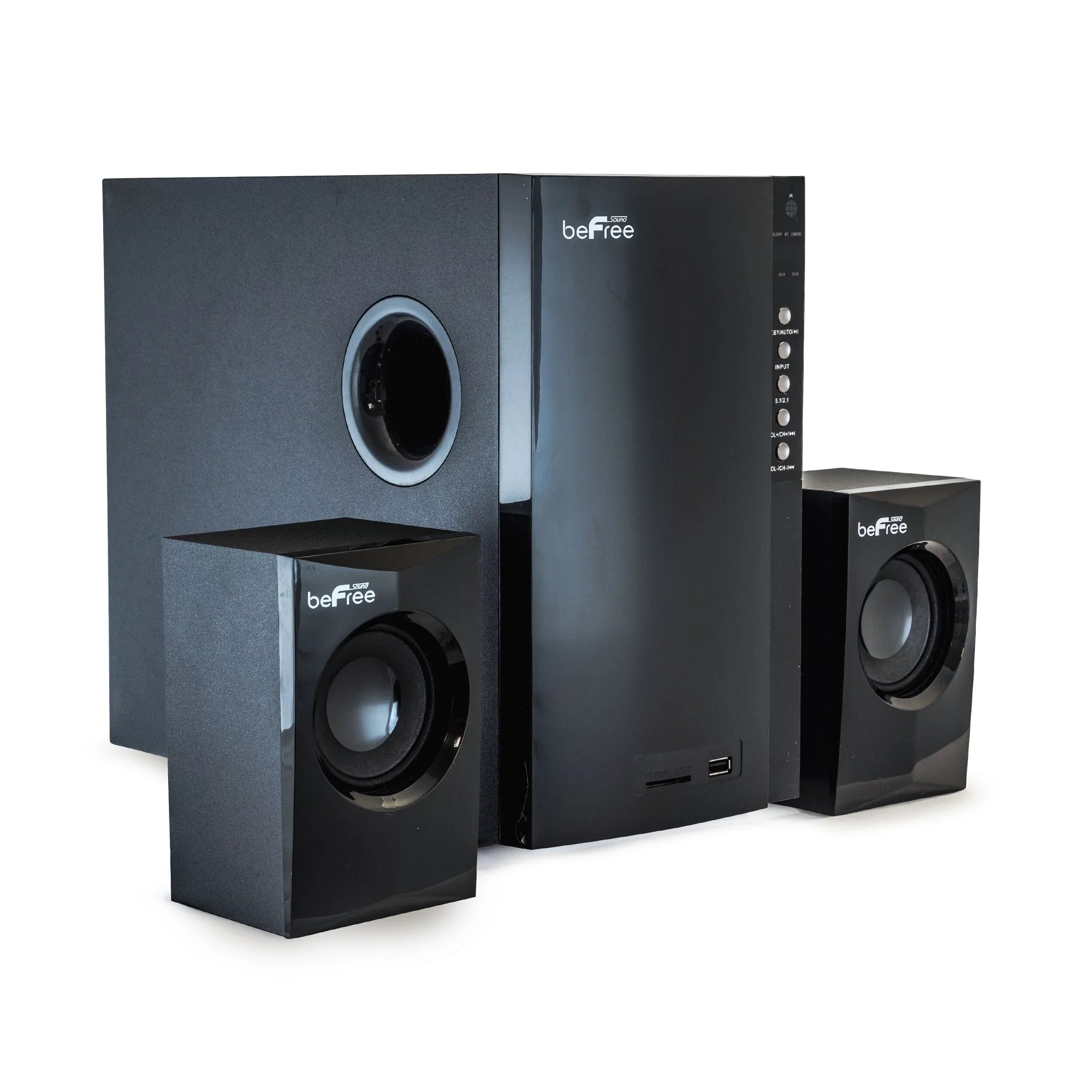 Surround Remote Sound beFree Speaker Bluetooth w/ System CA Sound 5.1
