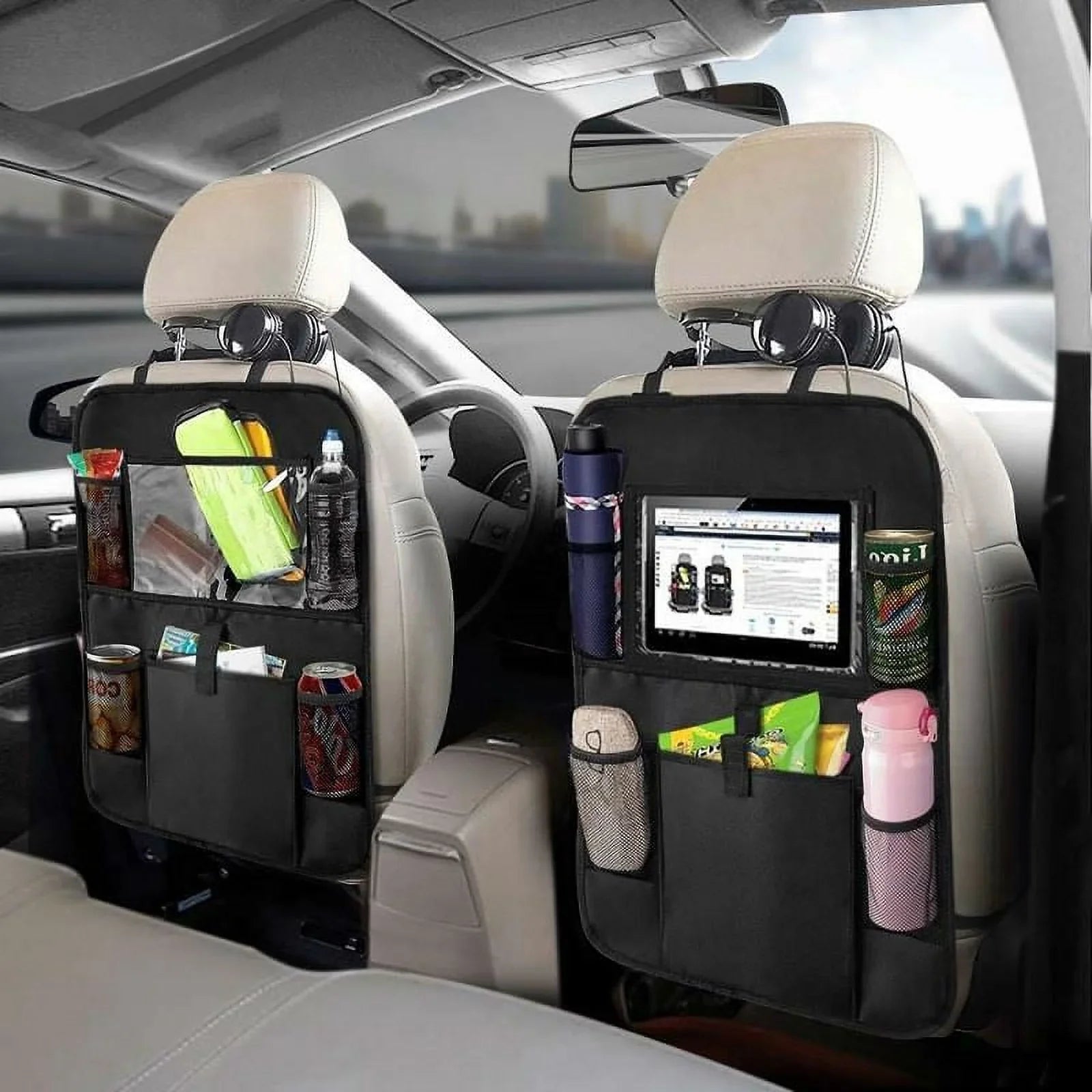 '- 2PK Backseat Organizer Car
