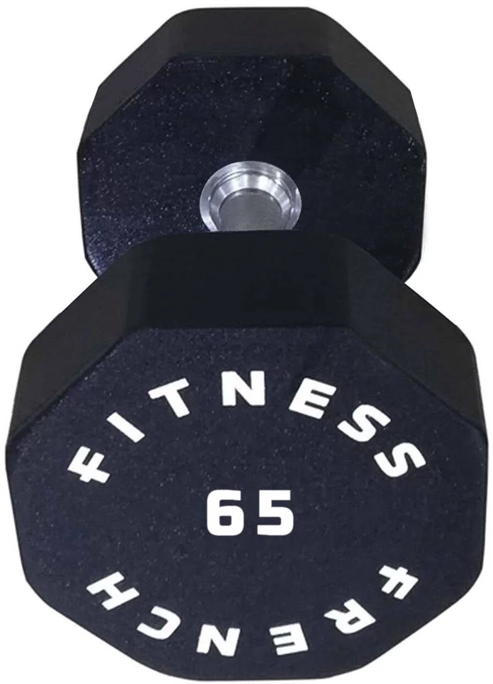Single - Fitness 8 lbs Dumbbell Urethane French Hex (New) Sided 65