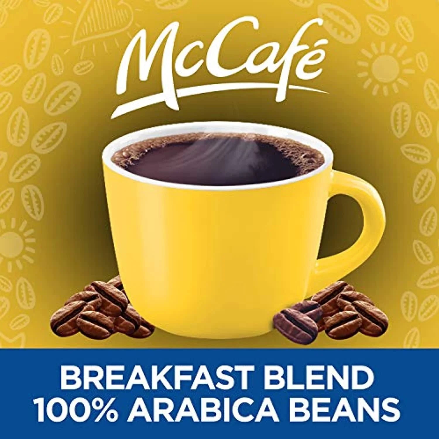 Coffee Oz 6) Mccafé Canisters, Light Blend Of Ground Pack Breakfast (12 Roast