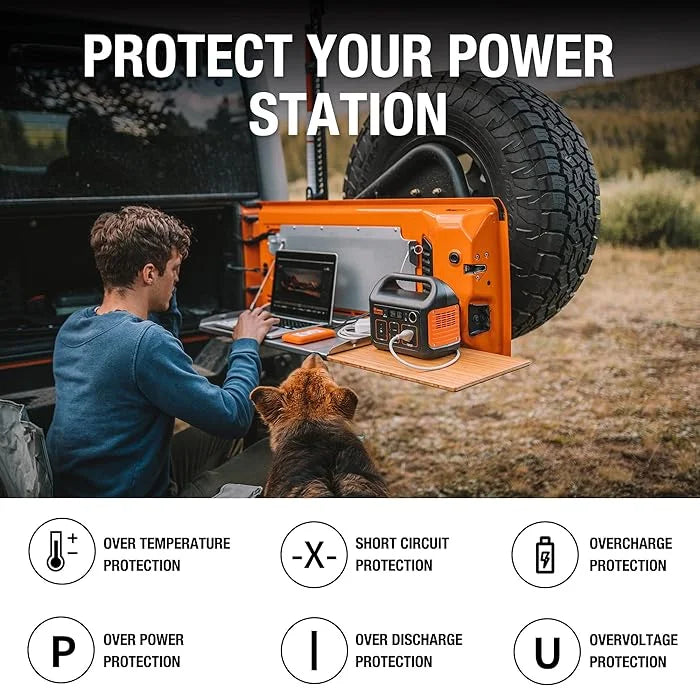 240, Battery, Outdoors Camping AC Travelling Power And Station For Emergencies Generator 110V/200W Outlet, Lithium Explorer Jackery Sine Backup Pure Solar Portable Wave 240Wh