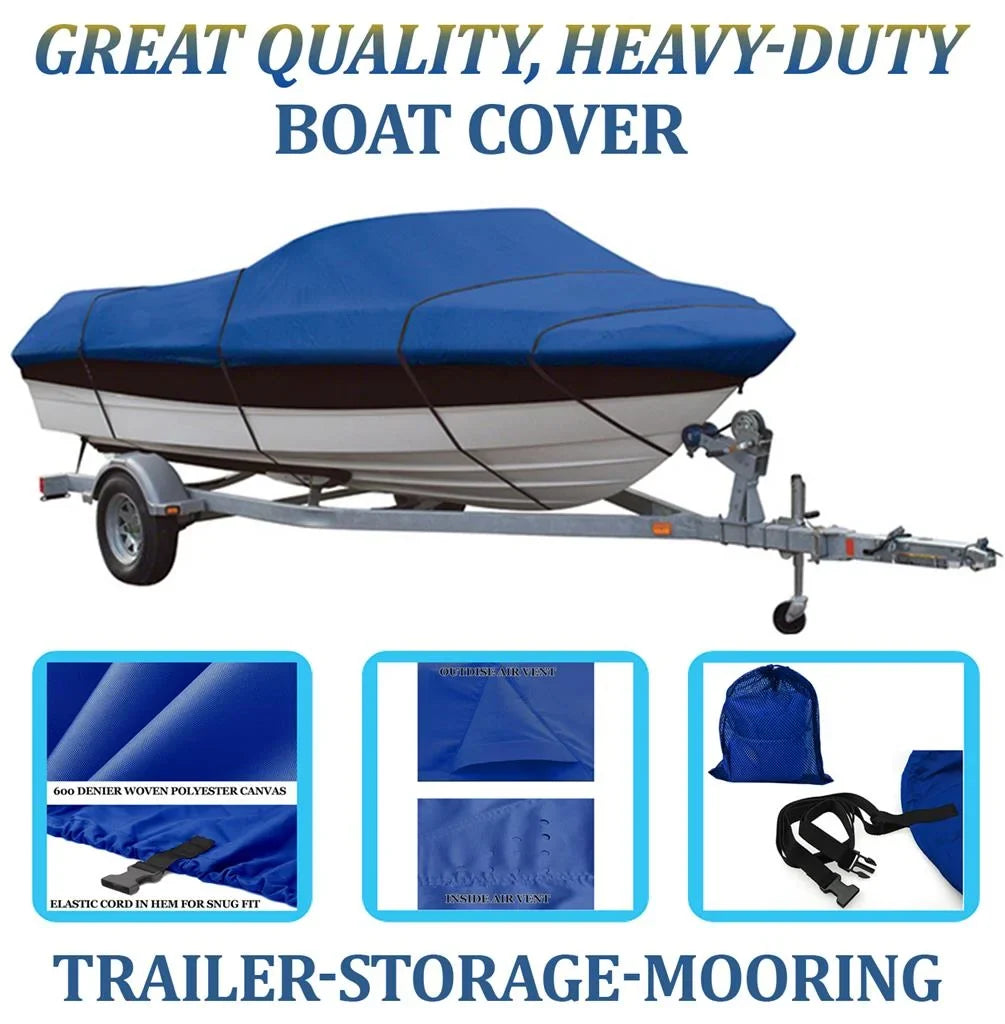 COVER KRAFT TM V BOAT for QUALITY 180 W/ POLAR 2011-2015 Compatible GREAT BLUE, FS KODIAK