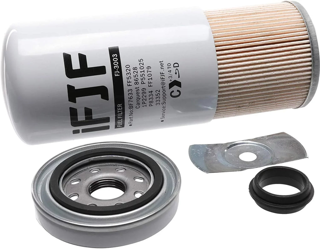 33528 3500HD FF3003 for Spin-on Silverado/GMC 2500HD Fuel P551313 2001-2016 Replacement iFJF Duramax FF5320 Filter 1R-0750 6.6L Chevy Sierra Replaces BF7633