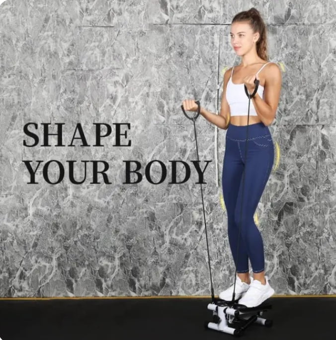 Workout Resistance Mini Exercise Equipment Body for Stepping Workout Fitness Stepper Band, Stair with Home Full