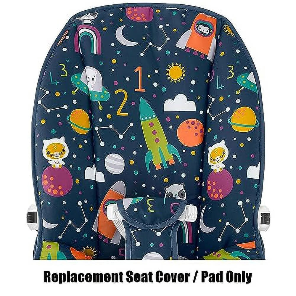 ~ Part - Space Fun Replacement Print Baby GPN10 Replacement Cover/Pad ~ Ship Seat Fisher-Price Bouncer for