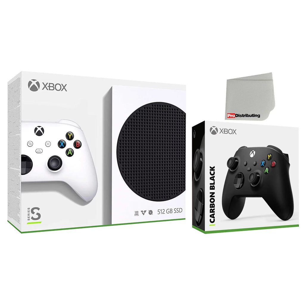 Series and Carbon Digital Controller Xbox Cleaning 512GB Microsoft Black Microfiber Extra Cloth with S Console