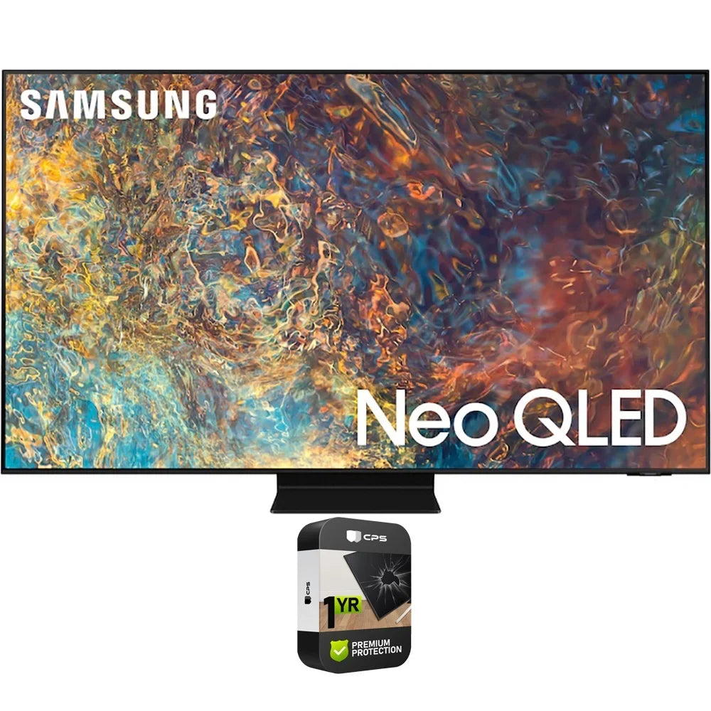 Inch Smart 65 Neo 4K Premium Warranty QN65QN90AA Extended (2021) TV  Bundle QLED with