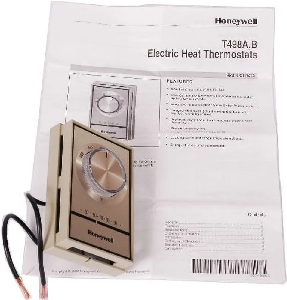 T498B1553 Thermostat Honeywell