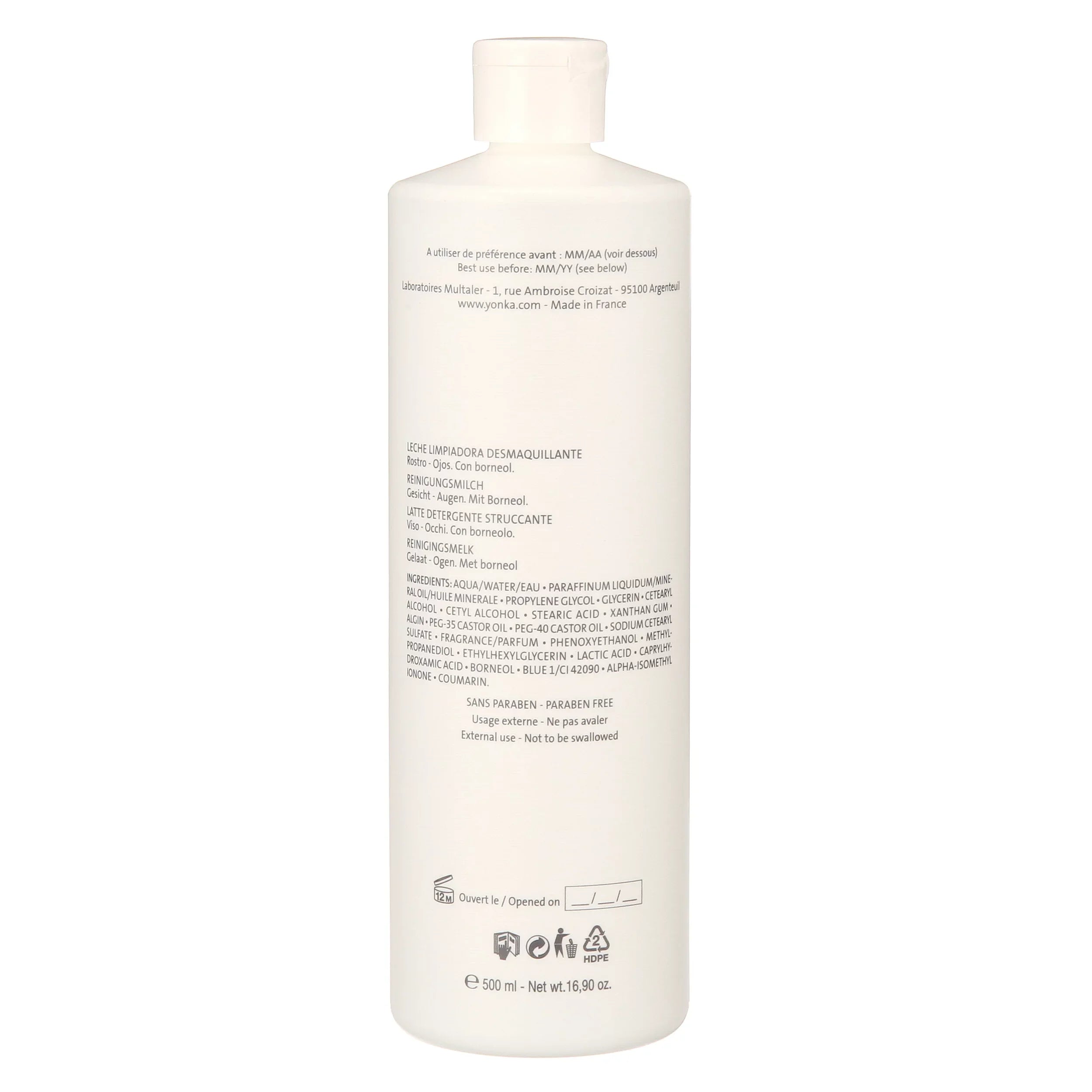 Lait Yonka Wash 16.9 Face Milk, for Oz Types, Skin All Cleansing Nettoyant