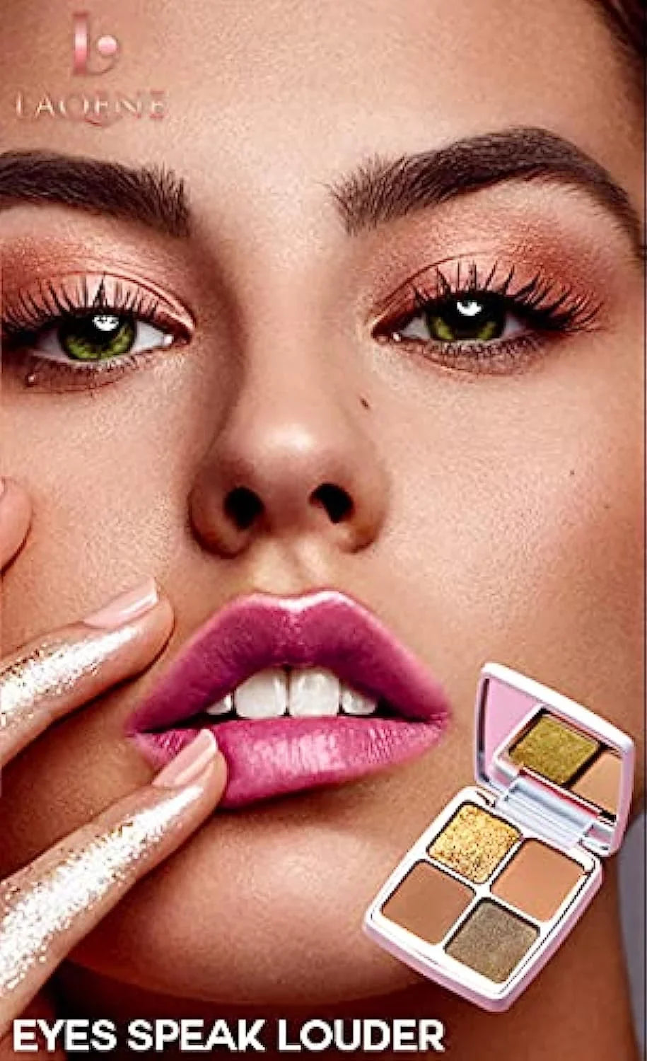 Line: Moroccan Three-Dimensional Impressi Rich Ultra-Creamy Inviting, Red - Mysterious, look Luxury - - You beautiful. Eyeshadow LAQENE so City Unforgettable Prismatic Eyes. Color Must-Have.