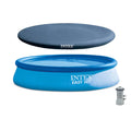 32" Outdoor Set 13' Intex Inflatable Pump with Cover & x Filter Pool Easy