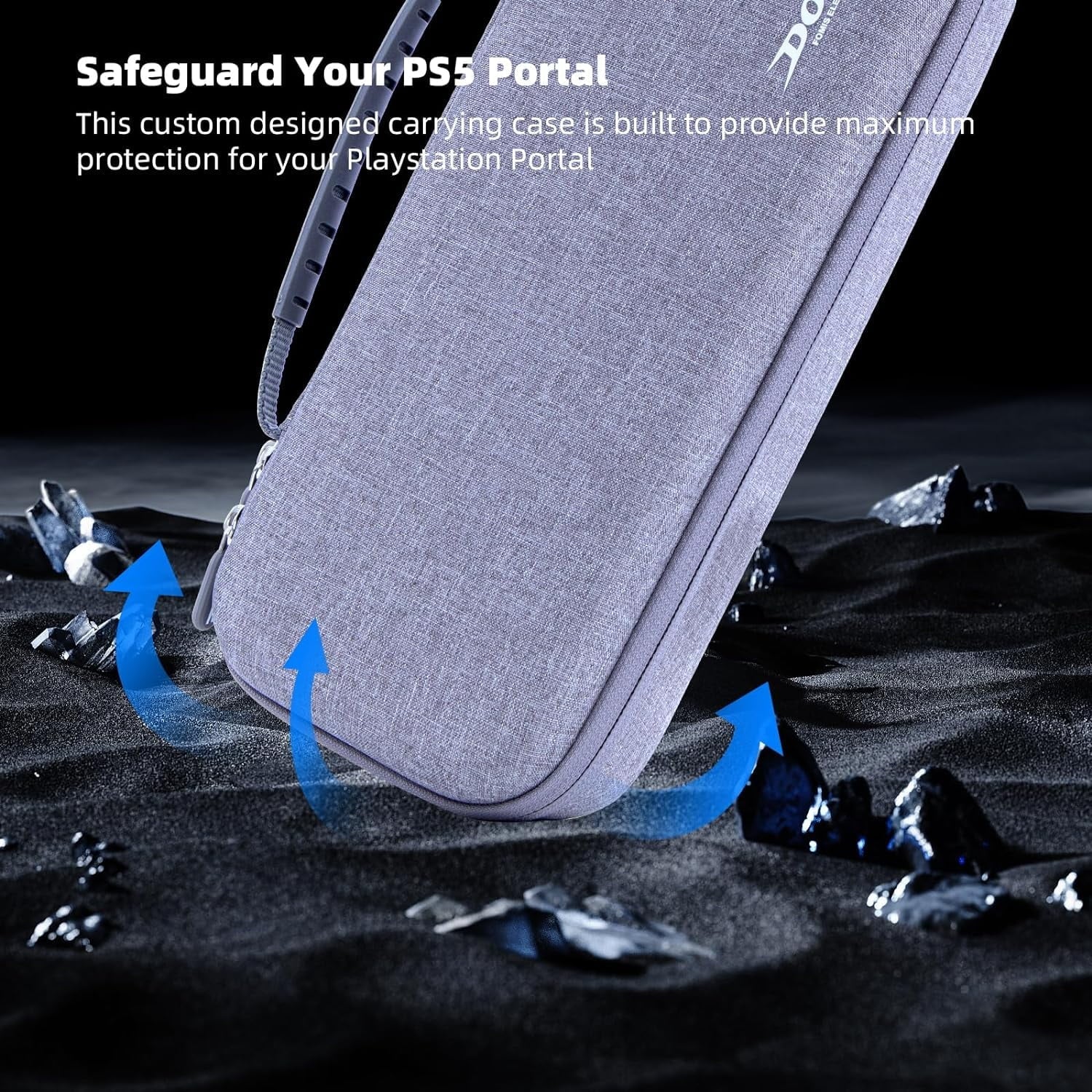 Travel Remote with Portal Compatible Portal-Shockproof Playstation PS5 Playstation Carrying Accessories Anti-Scratch, for Kothab Protective Portal Cover Player, Storage Case Case