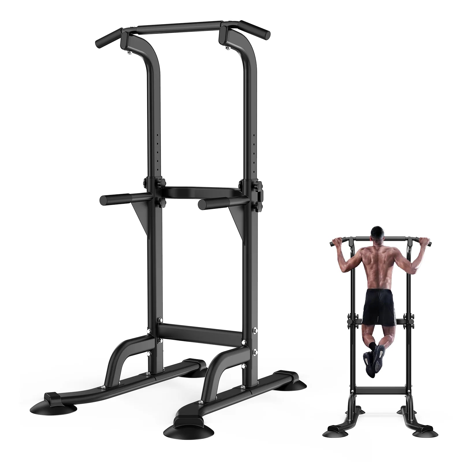 Dip Training Life Strength Power Home Gym Newer Workout Station Rebuild Up Your Fitness Tower for Equipment Version,400LBS Pull Station Bar