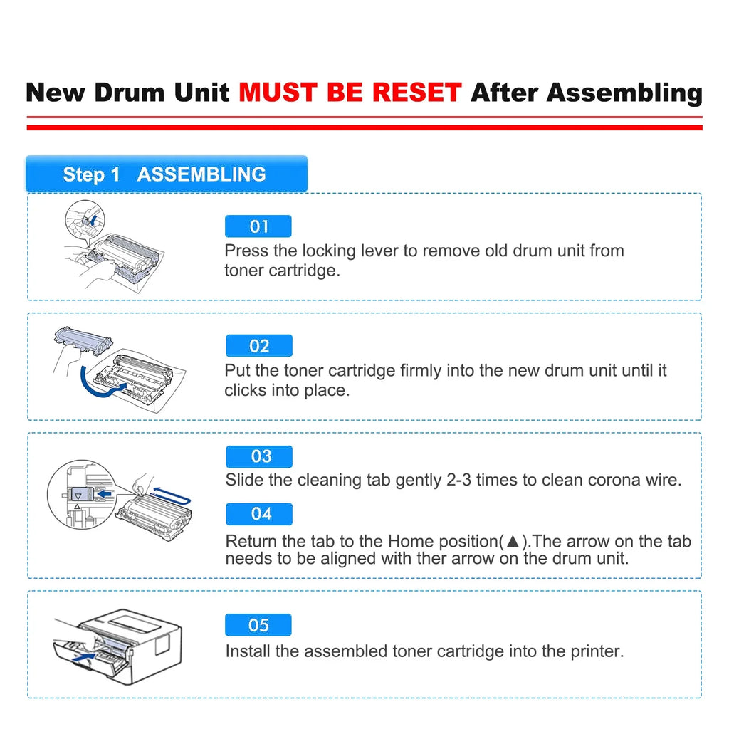) Compatible and Drum Drum High Unit Brother MFC-L2690DW Toner for TN760 DR730 Toner, Unit DCP-L2550DW MFC-L2710DW Printer HL-L2350DW (4x Set 1x DR730 Cartridge Yield TN760