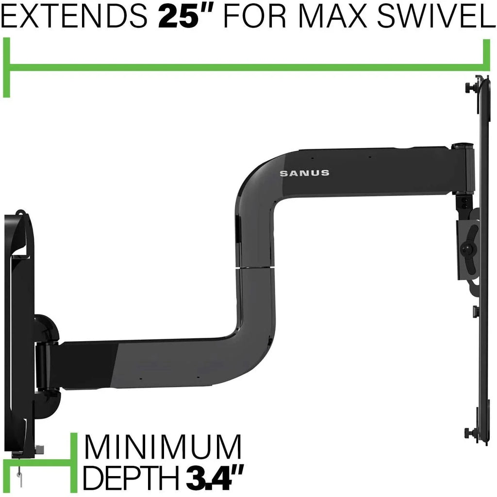 Series VLF525-B1 Screen for a HDR QN900B Quantum 64x 8K Neo with  LED TV's (2022) Class Smart Mini 50"-82" QLED 75-Inch Premium SAMSUNG TV Flat Full-Motion Mount Sanus