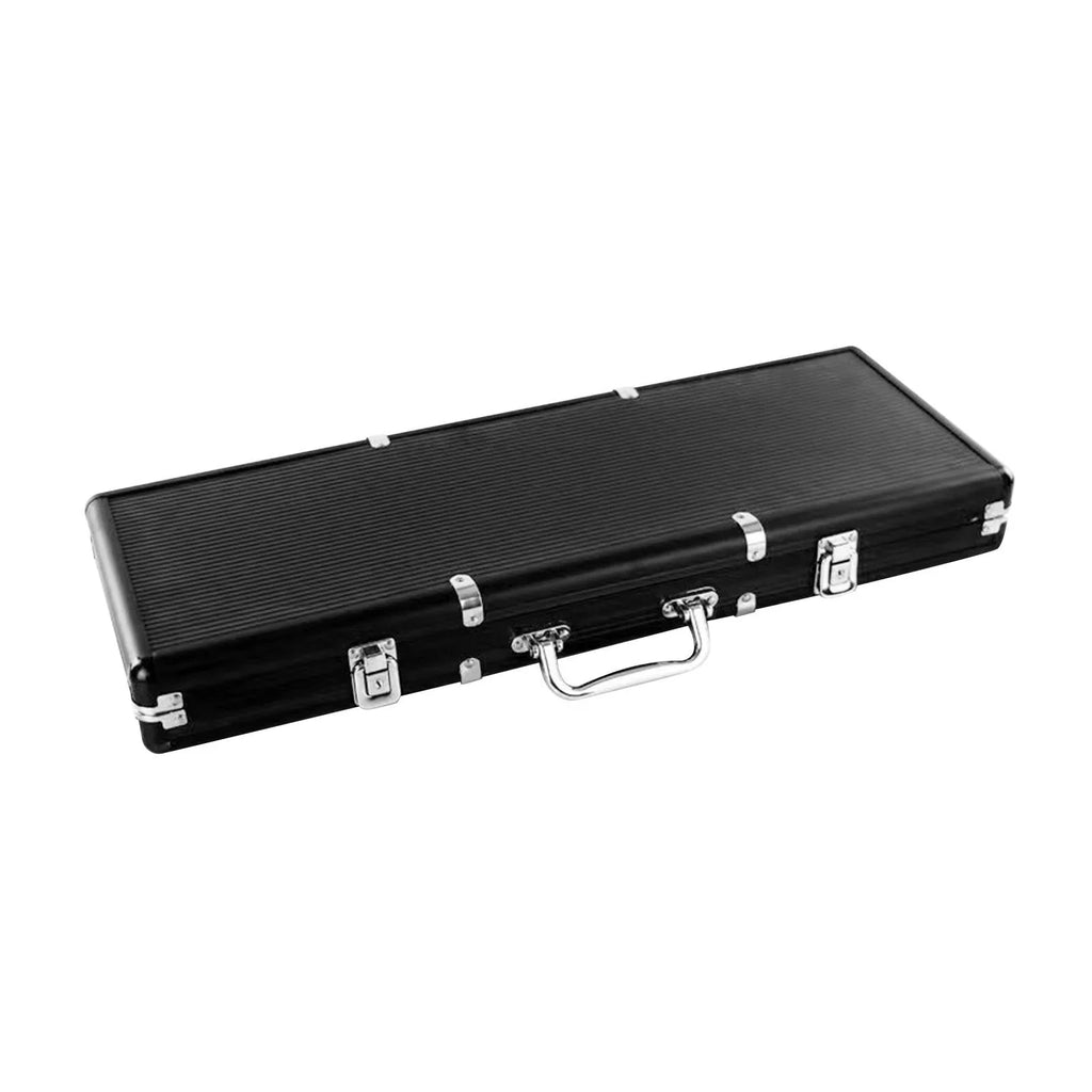 Aluminum Alloy Capacity Hellery Chip High Box Suitcase Carrying Black Case Thicken Solid