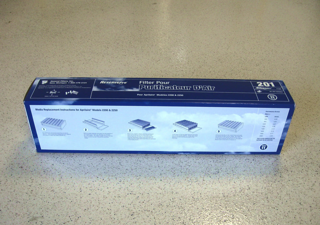 Aprilaire 12880 Filter 201 MERV11 Air 4050 For Replacement Media Generalaire