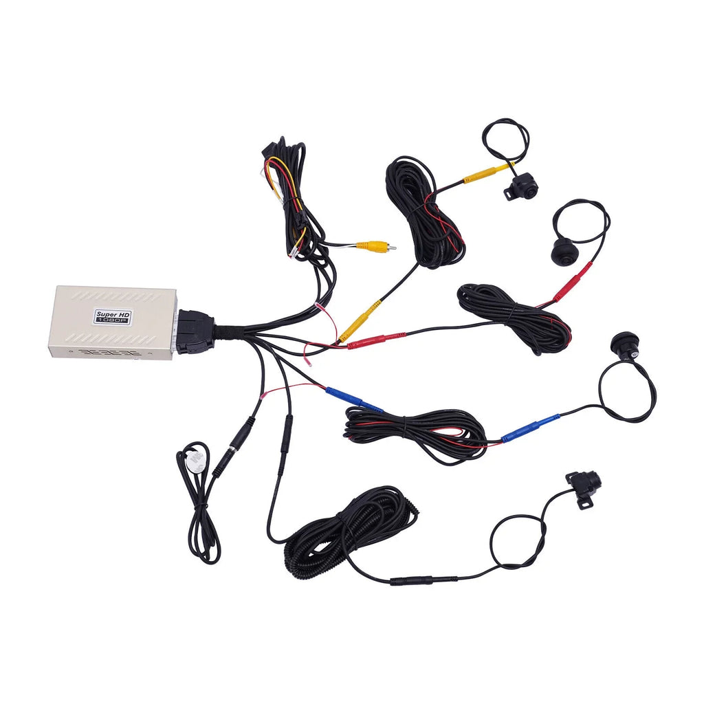 360° Recorder 1080P Night Vision ZhdnBhnos Recording Bird 4-Camera System View Kit Rear Panoramic View DVR Car