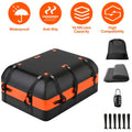 16 Bag Cubic Storage Vehicle, Carrier Large Waterproof Black Cargo Luggage Car feet Bag for Suit Anti-Slip Carriers iMounTEK Storage All Travel Mat Suv Rooftop