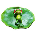 Shelf for Animals Simulation Water Figurine Office DIY Statue Floating Frog Tabletop Garden Decor Accessories Ornament Crafts Pool