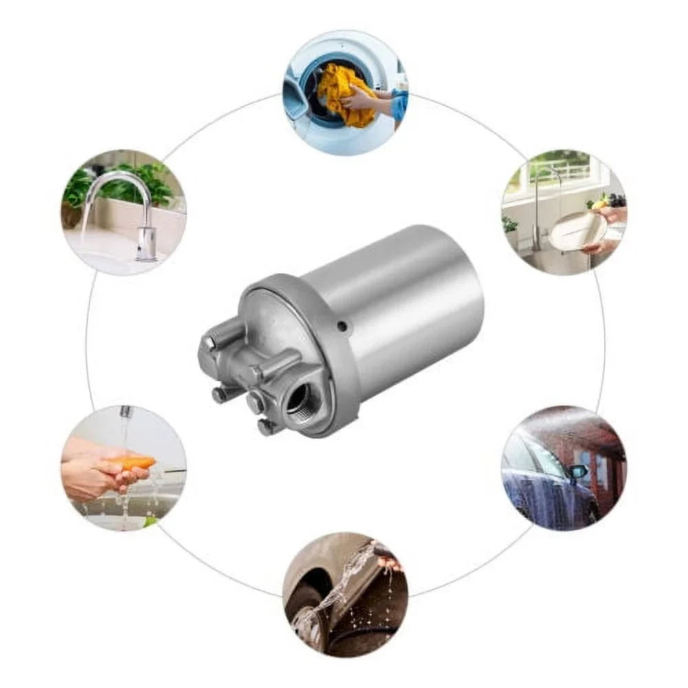 Duty Heavy 3/4" Inlet Filter Water Filter Commercial Npt 5" Inch Housing- Shell