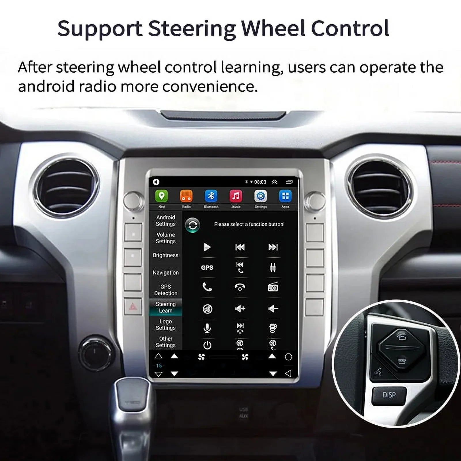4GB+64GB Head , Auto Toyota For Carplay Car Tundra , Android Player Built-in Inch 2014-2020 12.1 Multimedia Stereo Radio Android Car Unit
