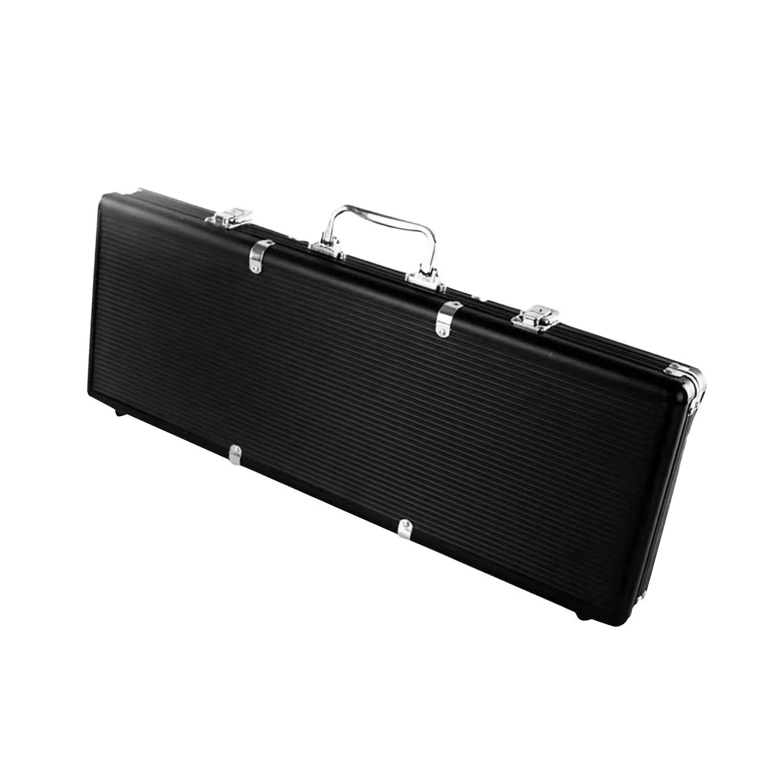 Aluminum Alloy Capacity Hellery Chip High Box Suitcase Carrying Black Case Thicken Solid