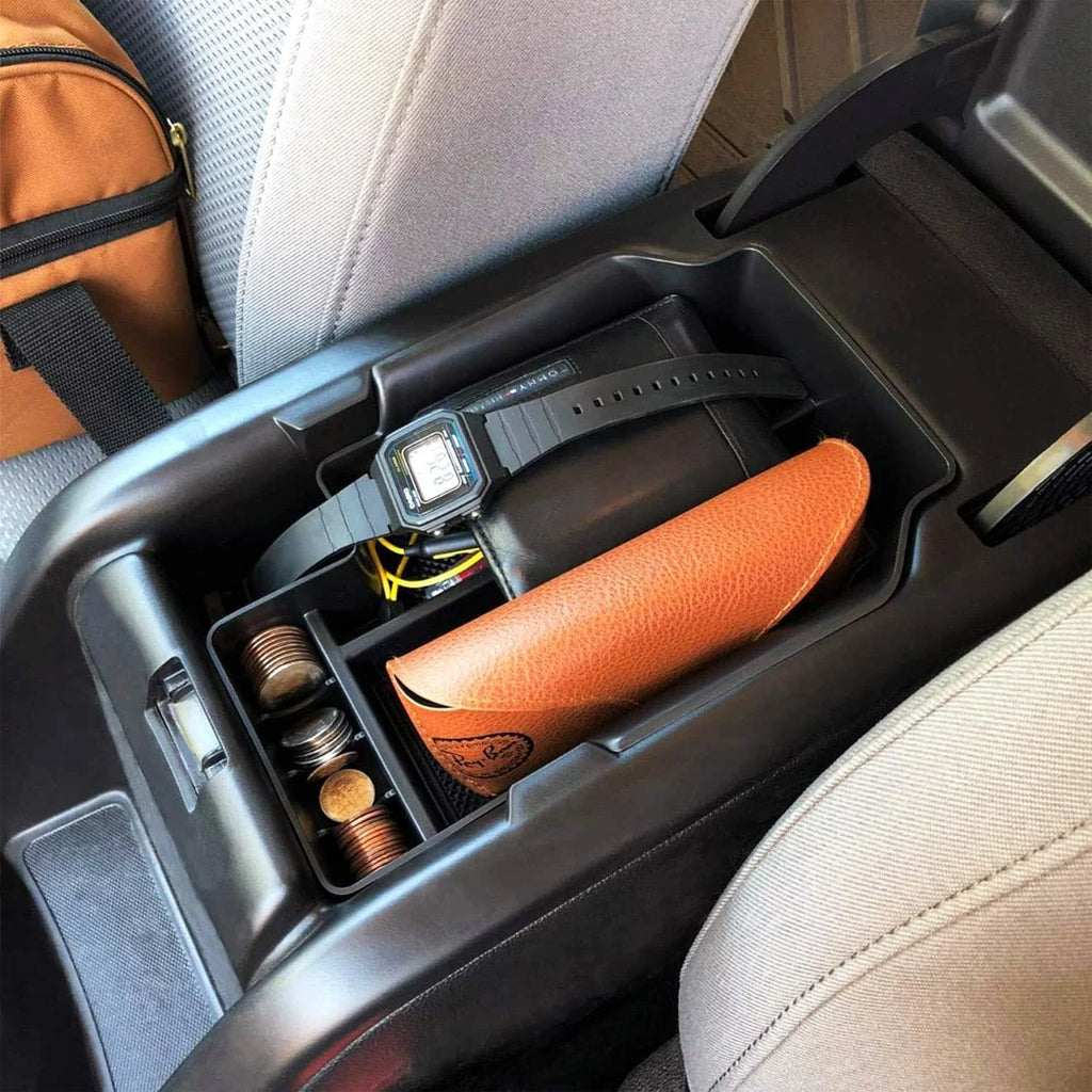 Tray Colorado 2015 EDBETOS Canyon Chevy 2021 Organizer Console 2017 Armrest with 2019 Compatible 2020 2018 2016 Box, Center Secondary GMC 2022 Storage Glove Accessories Black