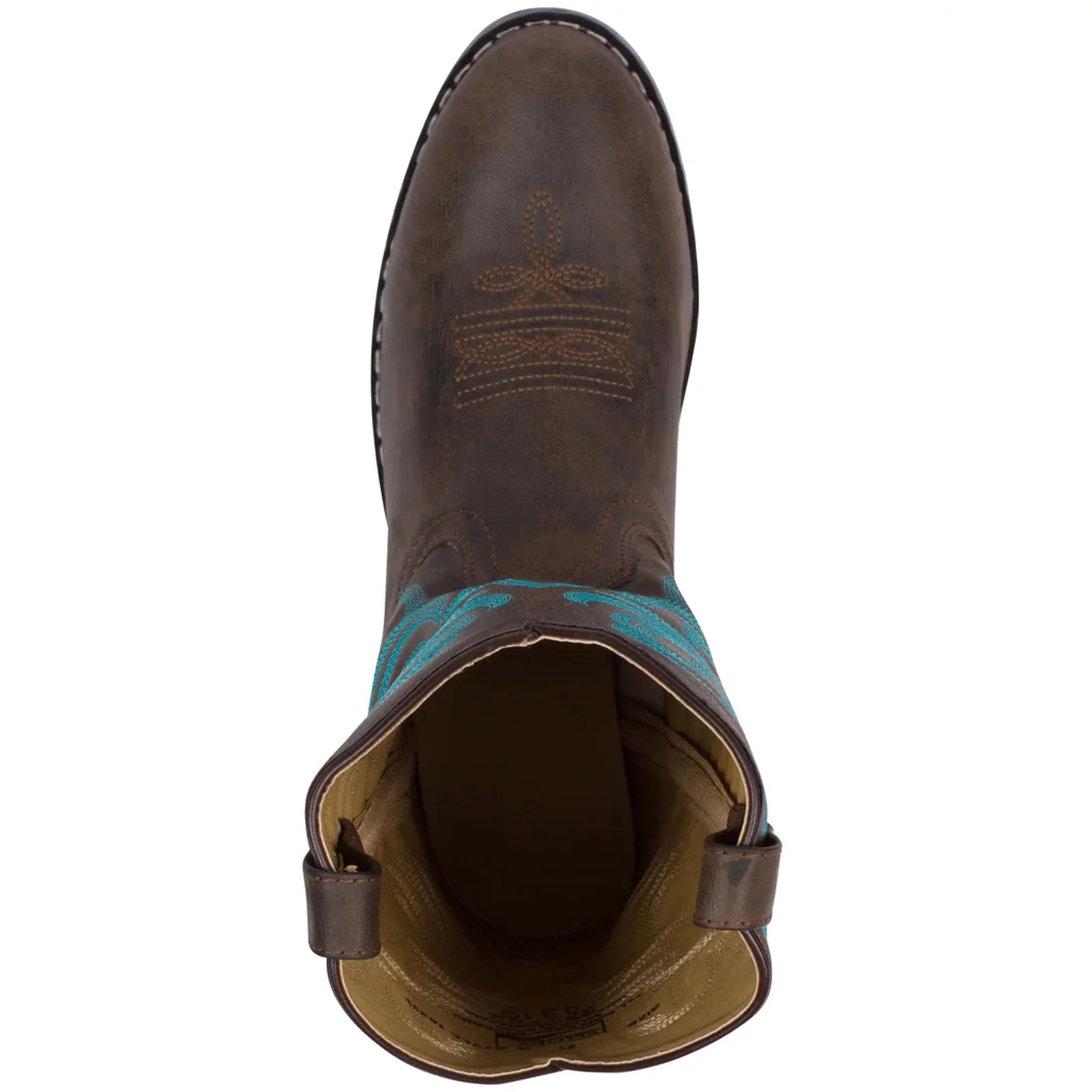 (1623C-13.5R) Boots, Color: R Monterey SMOKY Brown, MOUNTAIN Kids BOOTS Size: Width: 13.5, Western