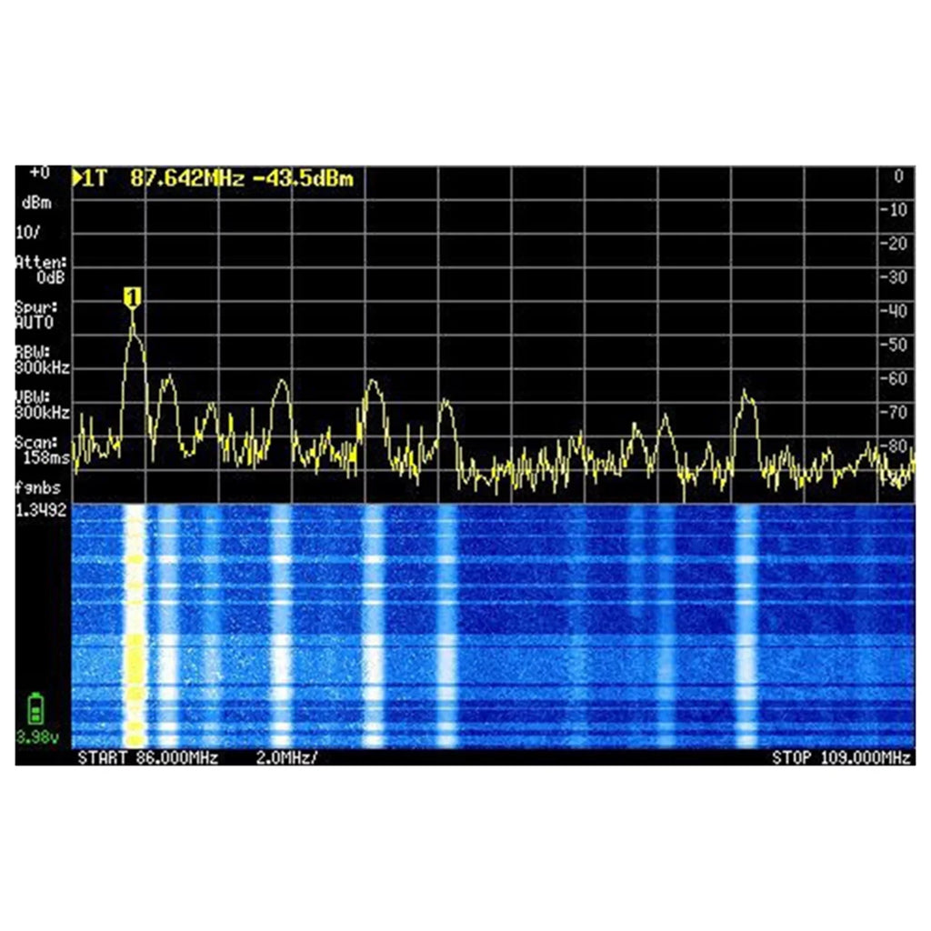 Handheld LCD TinySA Touch ULTRA 4" 100K-5.3GHz Spectrum For Tiny Analyzer