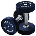 Set, French Style lbs (New) 5-50 Urethane Fitness Pro Round Dumbbell