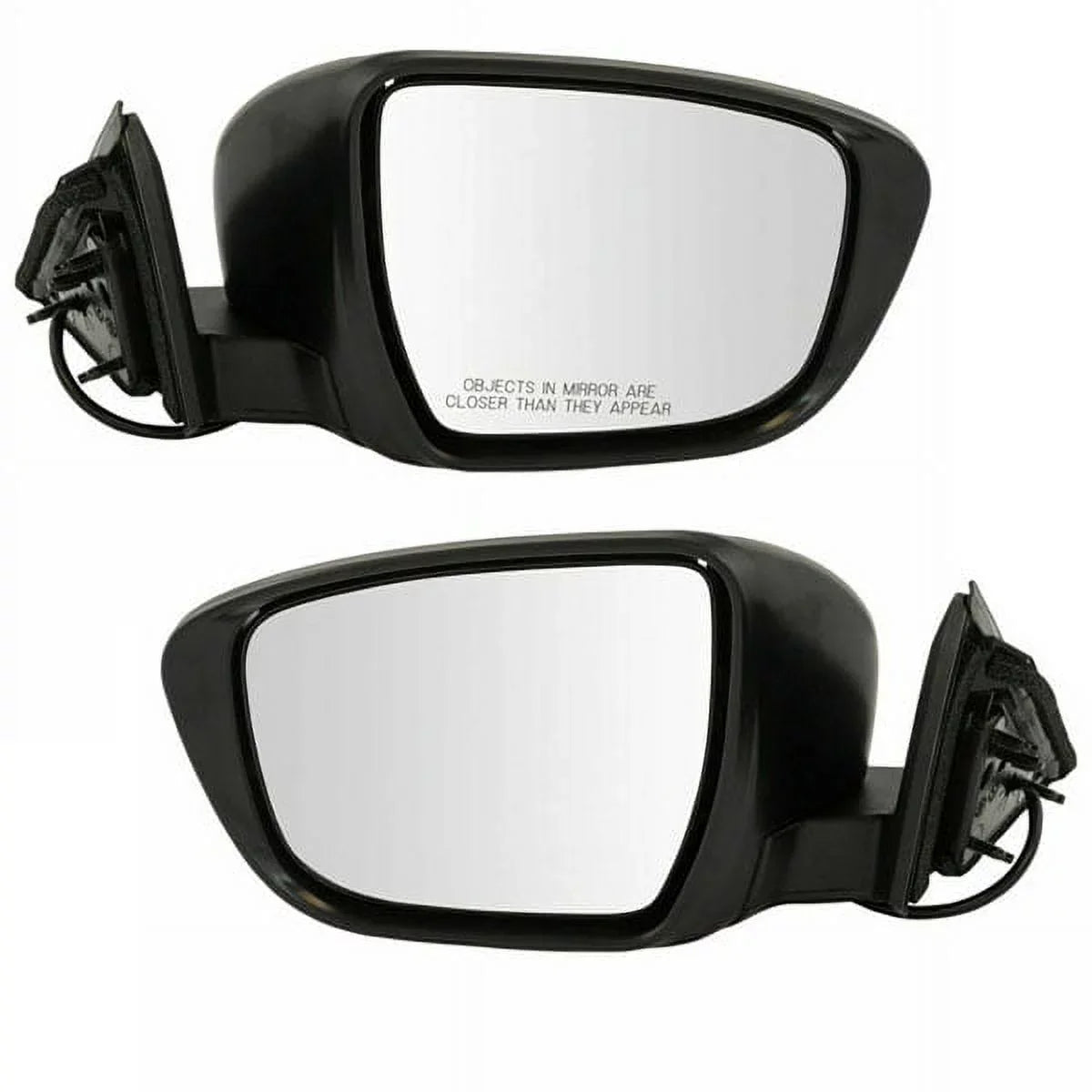 Door Rogue Rear View Set For & Turn Power Signal Pair Mirror w/o Camera 14-19