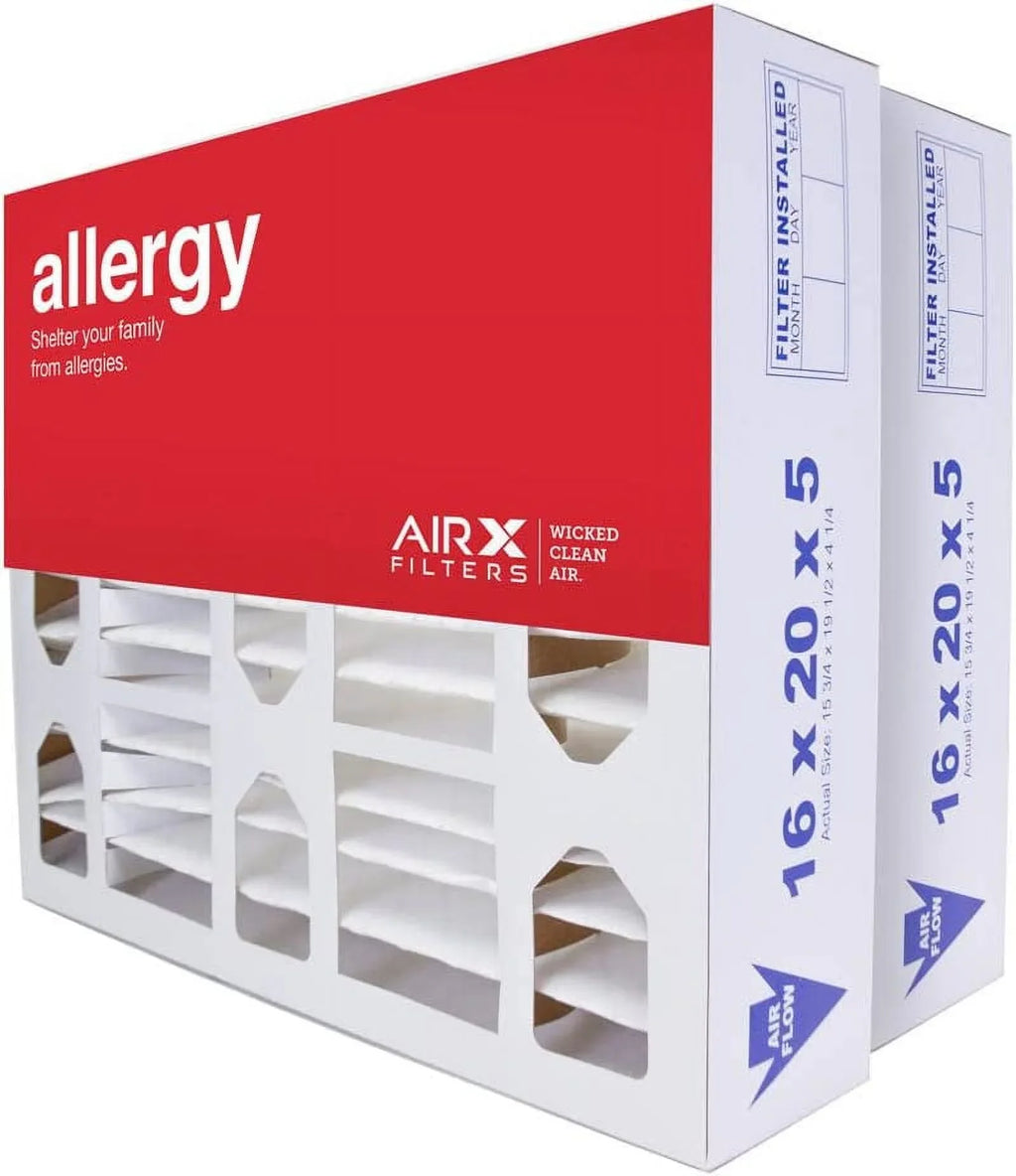 Allergy Made the MERV for USA AC X0582, HVAC 16x20x5 Air in Lennox Filter 11 2-Pack, Furnace Replacement