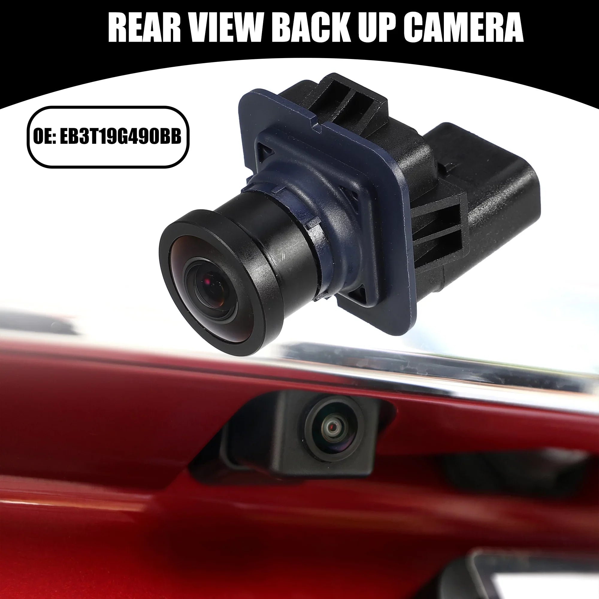 Camera for Car View Rear Up Plastic F-150 2011-2014 Back Black Ford No.EB3T19G490BB