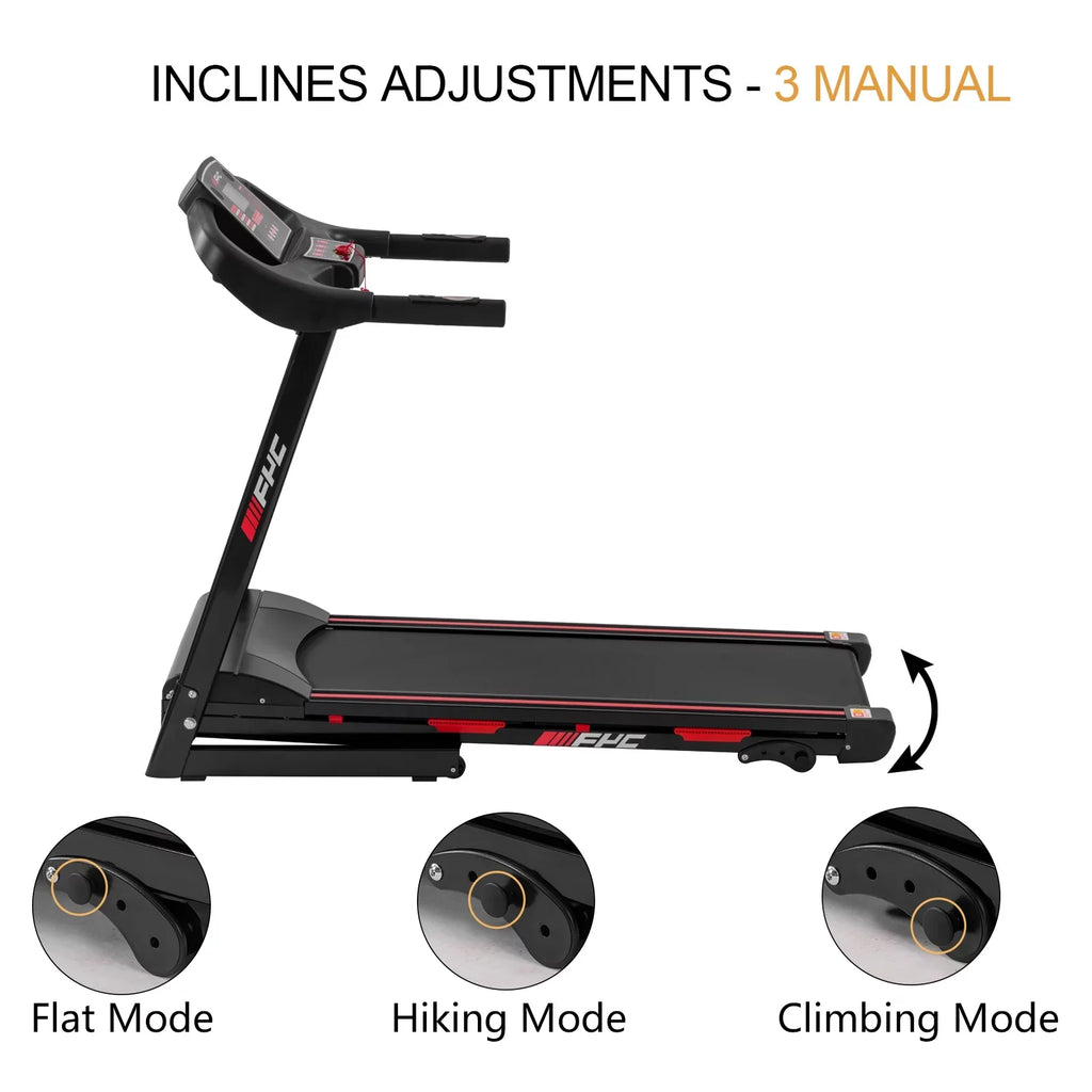 Home with Incline/, Max FYC Easily Gym Home Assembly, Workout 330 LBS Speed for Exercise Foldable Machine Capacity Electric - Treadmill 3.5HP Folding 16KM/H Running Weight Anself Treadmill