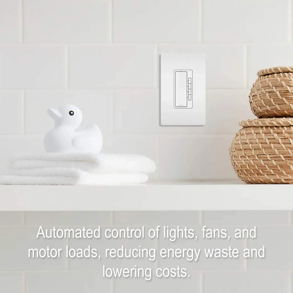 Pass 4 Pack Timer Legrand Seymour Switch 60MIN WHT &