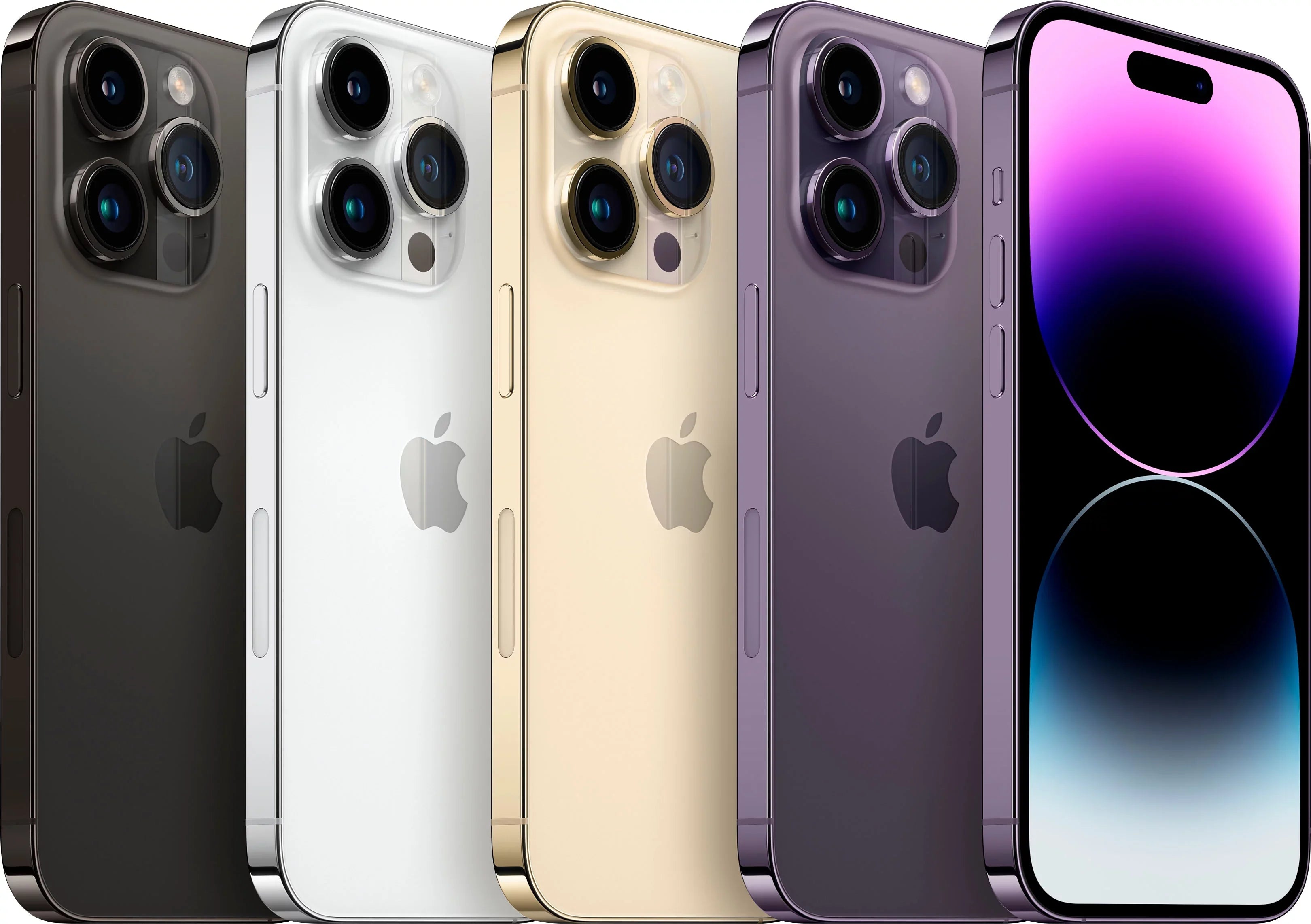 (T-Mobile) 128GB Restored Purple (Refurbished) MQ0E3LL/A iPhone Pro  Deep 14
