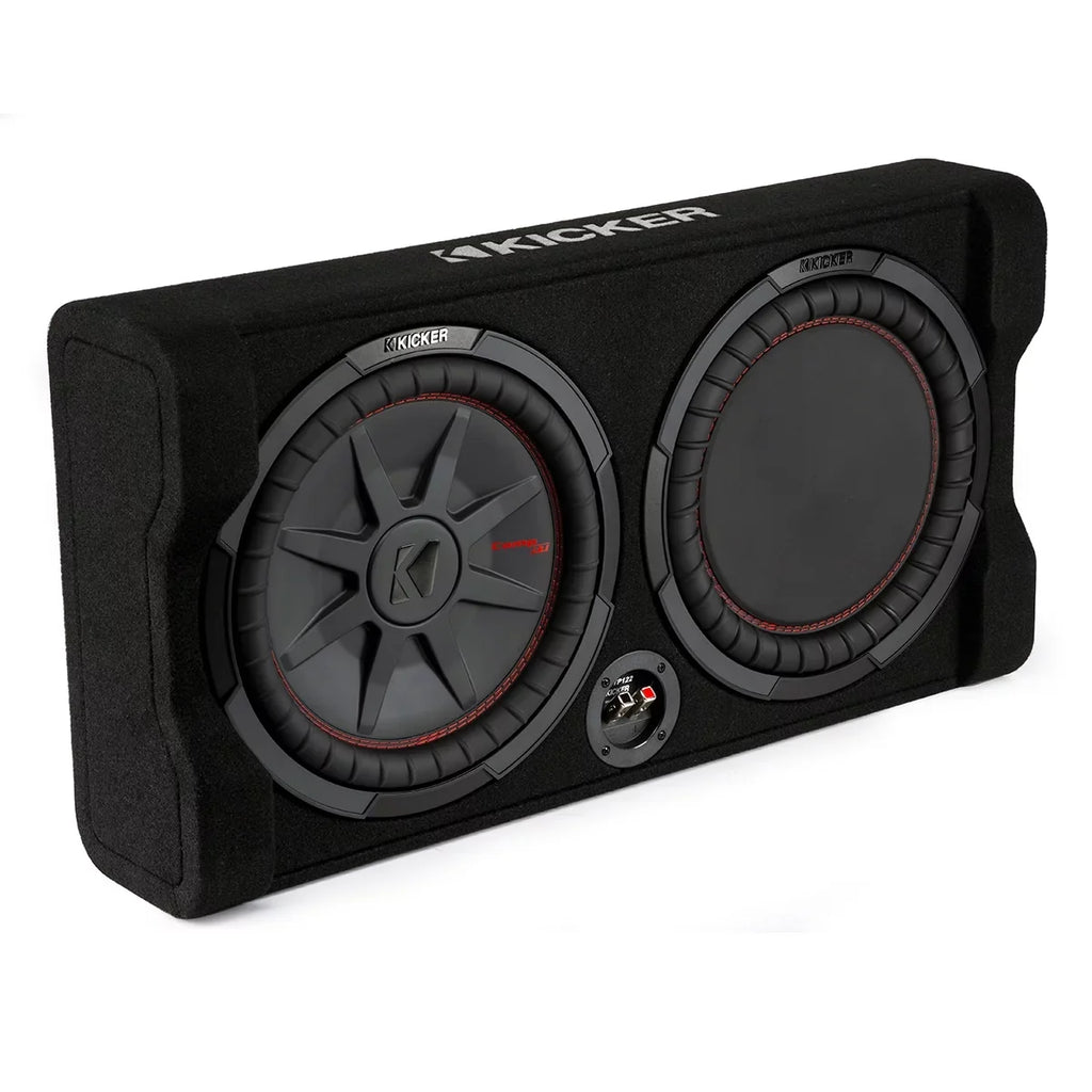 Enclosure Subwoofer CompRT 2-Ohm Kicker Down-Firing 48TRTP122 12"