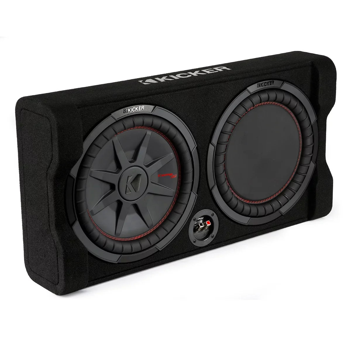Enclosure Subwoofer CompRT 2-Ohm Kicker Down-Firing 48TRTP122 12"