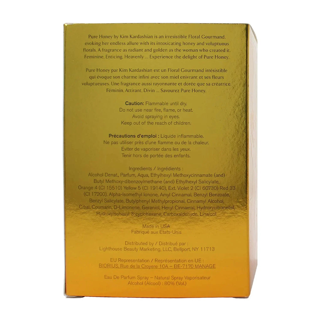 Spray EDP - Pure Kim oz by WOMEN 3.4 Kardashian Honey FOR