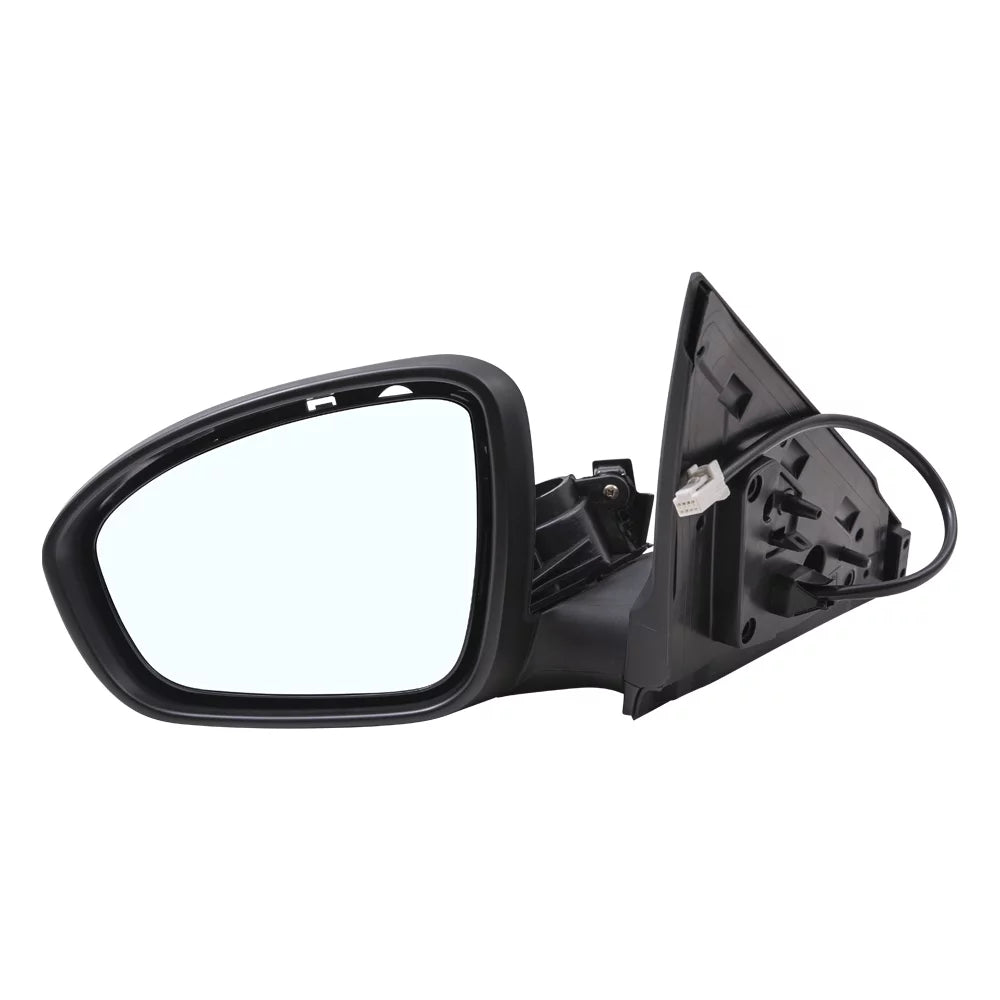 Match Mirror Brock Heat-Signal-Camera With Aftermarket Sentra 2020-2021 Paint Black Compatible Driver Replacement Without Power Nissan Left To