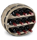 Wine Wall Mounted Global Natural Wood Rack Barrell Cota
