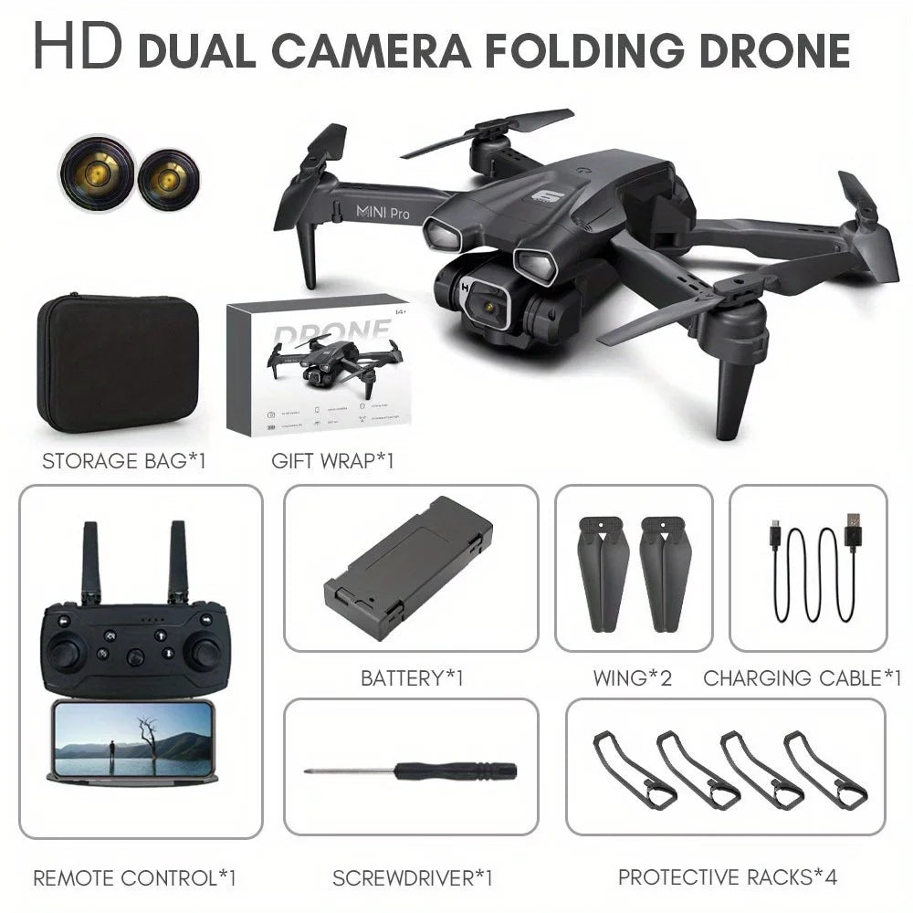 High-definition New Control Connection APP Aerial Mode H66 WIFI Return Control Photography Flight Headless Quadcopter Remote Drone Dual-camera One-button