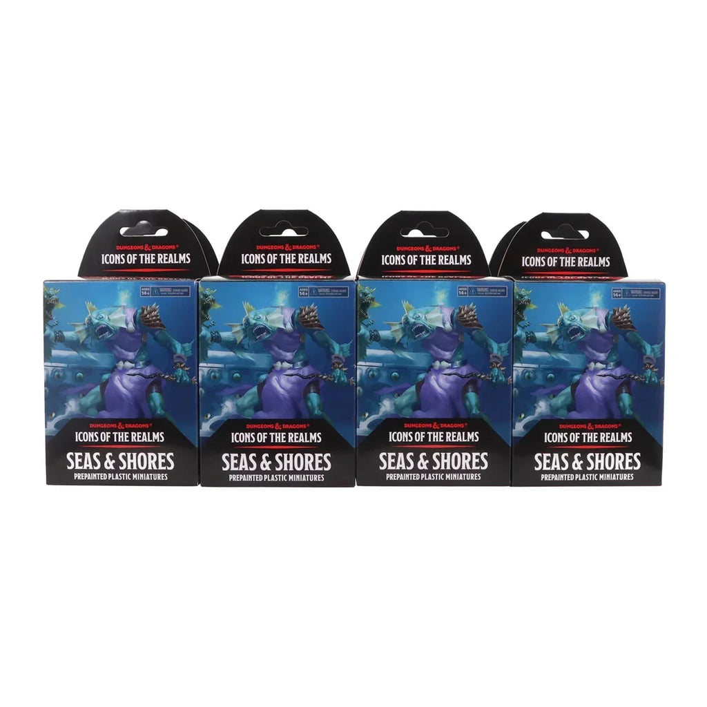 '- Figurine Set & Pack & Dragons Icons Brick Shores Dungeons the 8 Wizkids of Seas Realms Booster 28 of