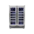 Danby Napa Door 24\" Dual-Zone French Cooler Wine DWC047D1BSSPR