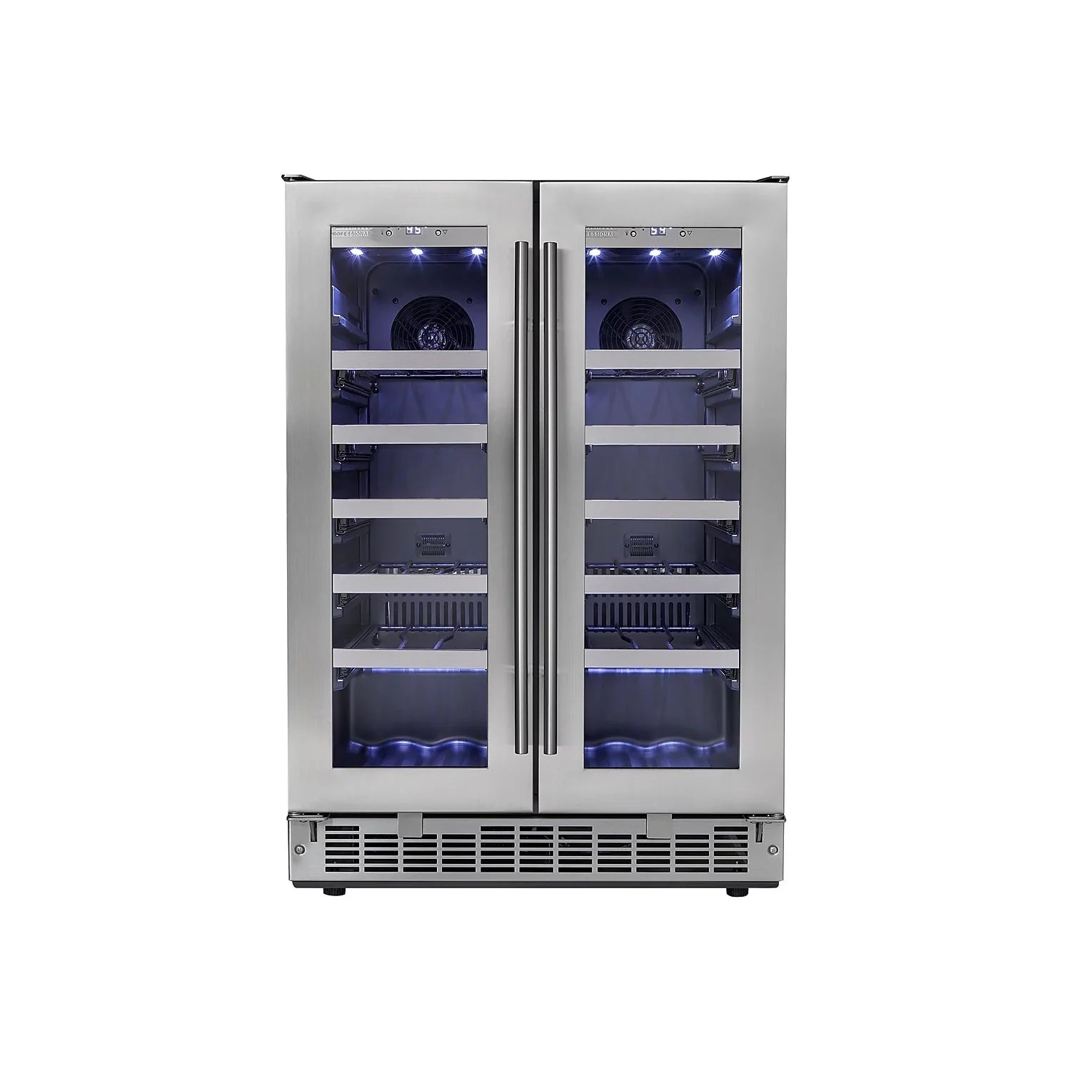 Danby Napa Door 24\" Dual-Zone French Cooler Wine DWC047D1BSSPR