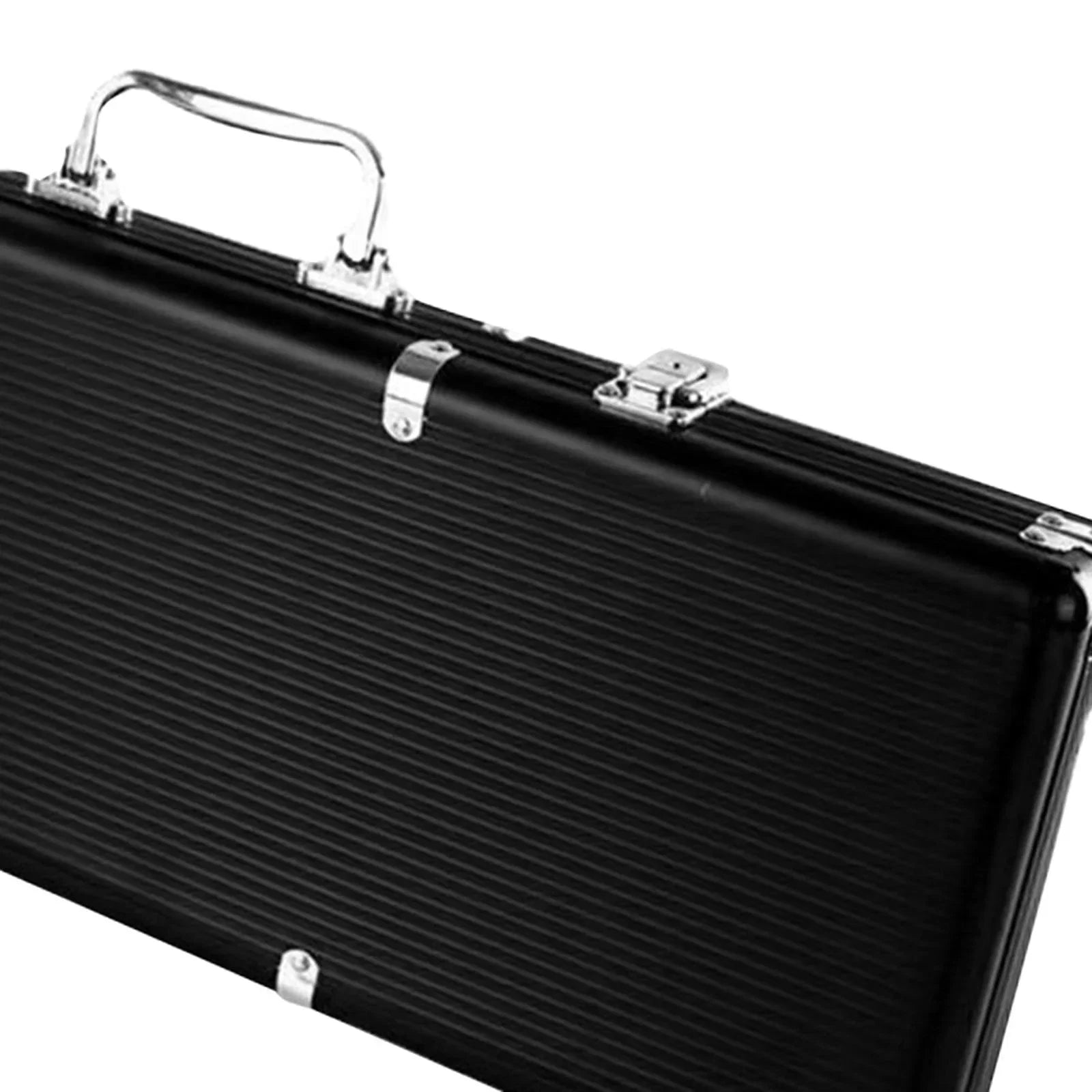 Aluminum Alloy Capacity Hellery Chip High Box Suitcase Carrying Black Case Thicken Solid