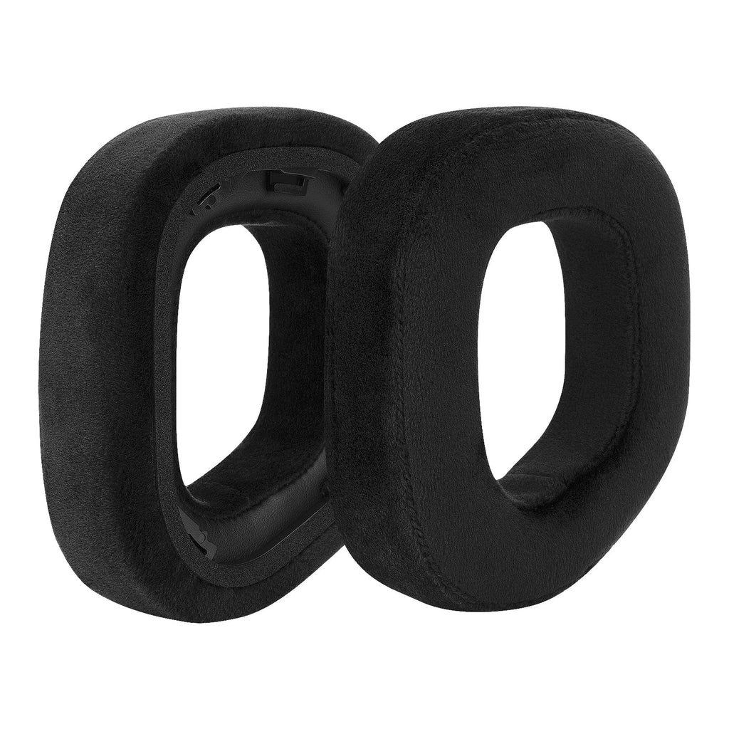 Headphones Headset (Black) Earpads, Corsair Cushions, Replacement Repair Cover Pads Cups Ear HS80 RGB Ear Ear Geekria Velour Parts for Comfort