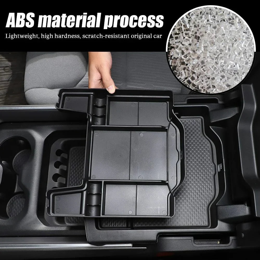 Organizer Central Teledu Box Armrest Tray Storage