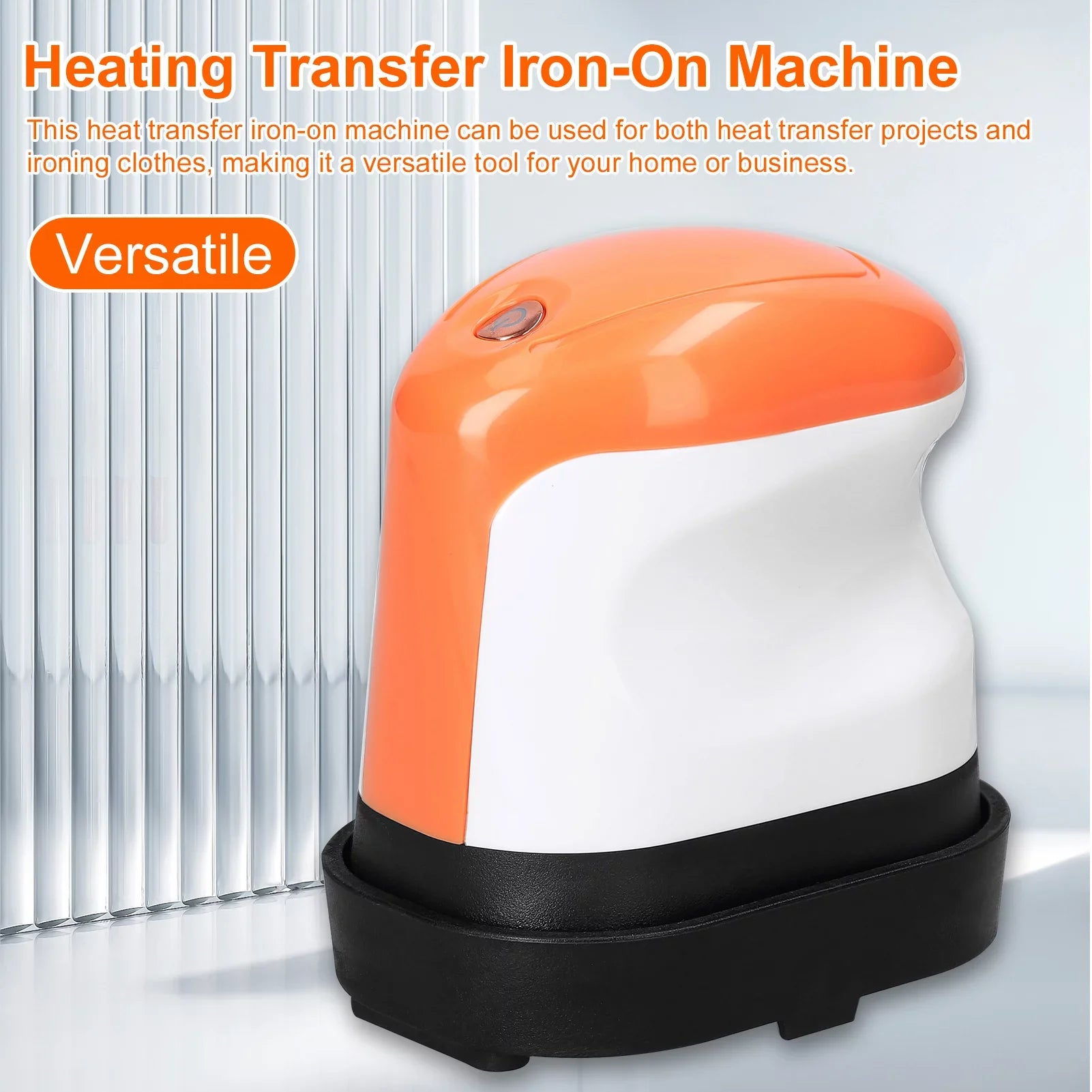 Multi-modes Easy Heat Transfer Electric Clothes Multifunctional Auto for Machine Bags T-shirts Hat Machine Compact Press DIY Heating Carevas Iron Iron-On Portable